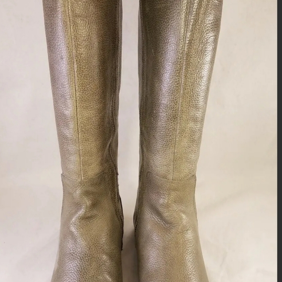 ENZO ANGIOLINI ZAYRA WOMAN BOOTS RIDING TALL EQUESTRIAN GRAY LEATHER SIZE 8.5 M - Picture 5 of 9